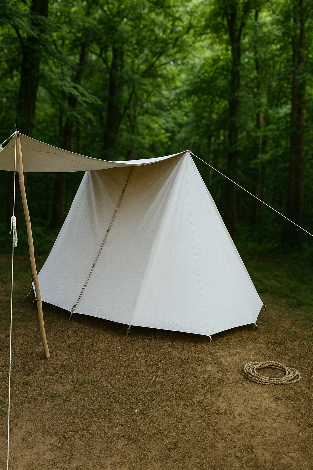 Saxon Geteld Tent, Medieval tent for Reenactment