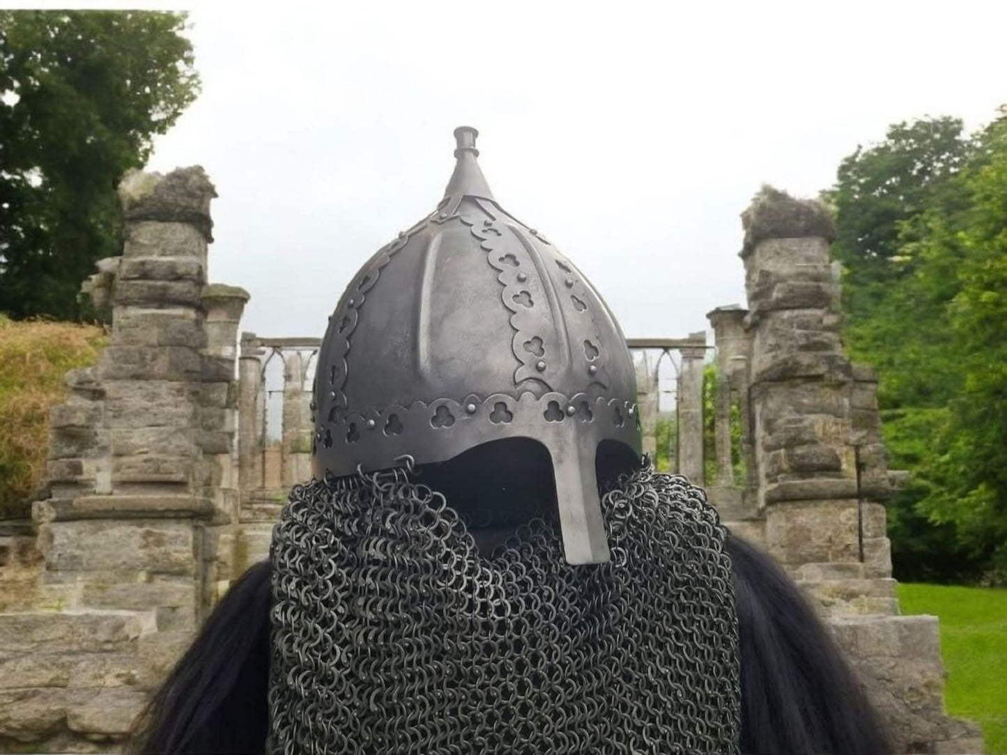 Gnezdovo helmet, slavic helmet, rus medieval reenactment helmet