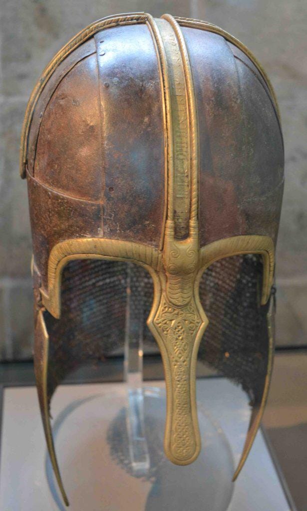 Coppergate Helmet, Medieval helmet for Saxon, Viking Reenactment