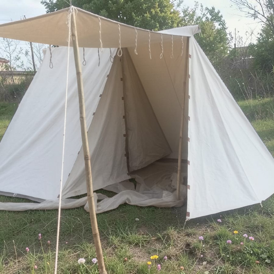 Saxon Geteld Tent, Medieval tent for Reenactment