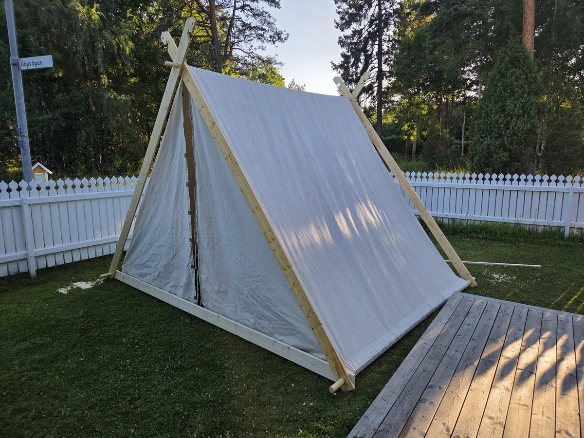 Viking tent, Oseberg Viking tent for Viking Reenactment, A frame Viking tent