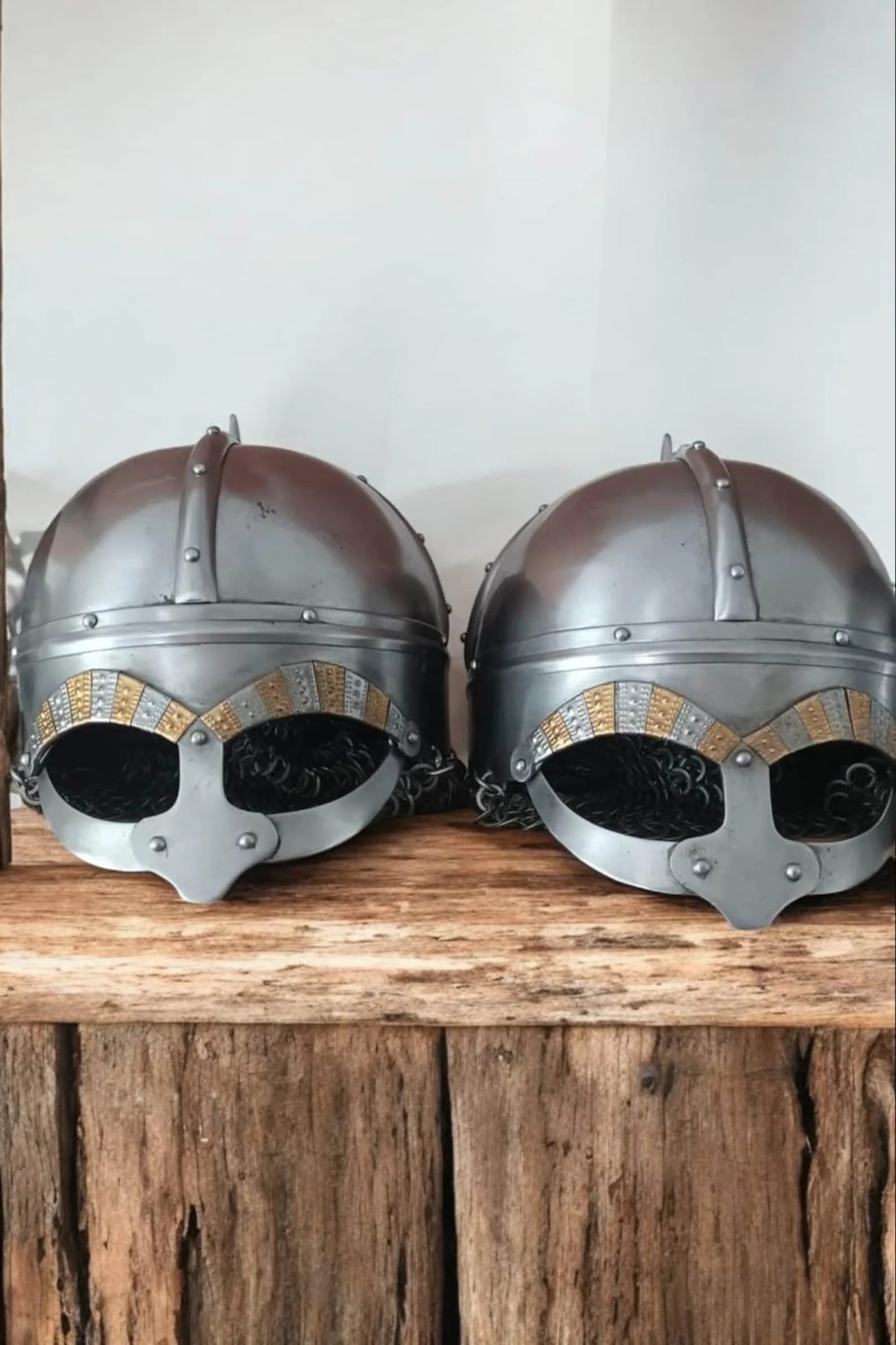 Tjele Viking helmet for Reenactment, Viking Reenactment helmet