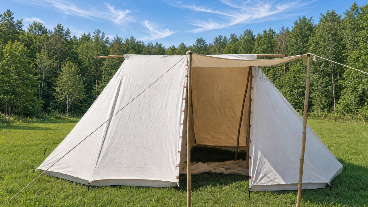 Saxon Geteld Tent, Medieval tent for Reenactment Deluxe Compartment