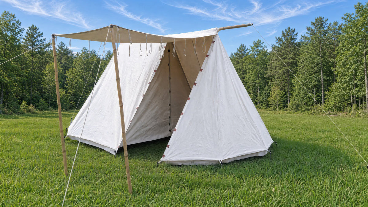 Saxon Geteld Tent, Medieval tent for Reenactment Deluxe Compartment