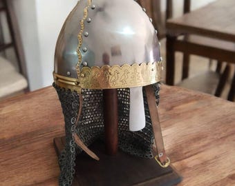 Birka Helmet, Viking Helmet for Medieval Reenactment