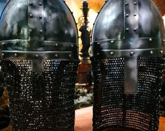 Spangen helmet, medieval helmet for norman, saxon, viking helmet reenactment