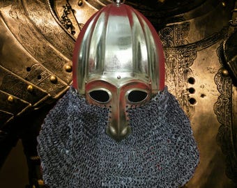 Medieval Helmet, Rus Helmet, Helm of Nikolskoe for Reenactment