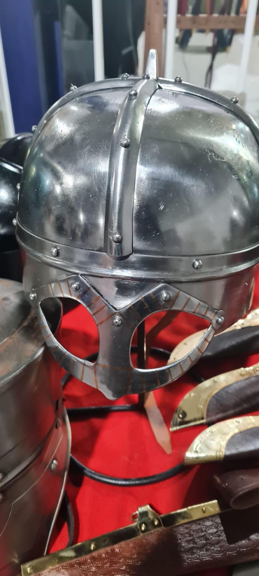 Viking Helmet, Gjermundbu viking helmet for reenactment