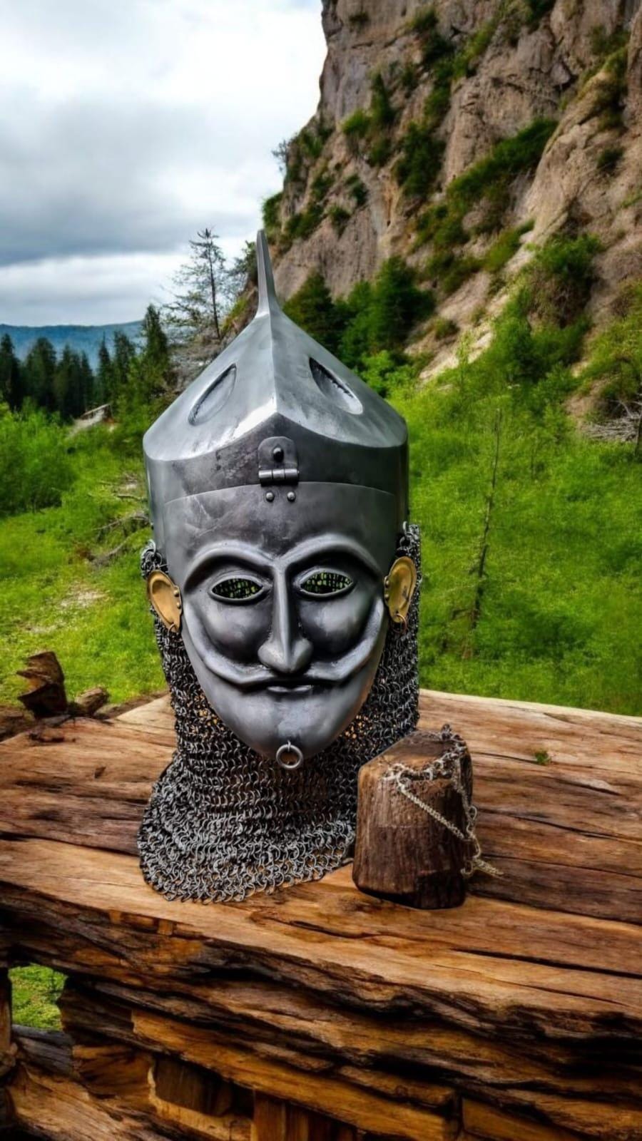 Kipchak helmet, Cuman Helmet, KC2, kingdom come helmet, Medieval Kipchak reenactment helmet.