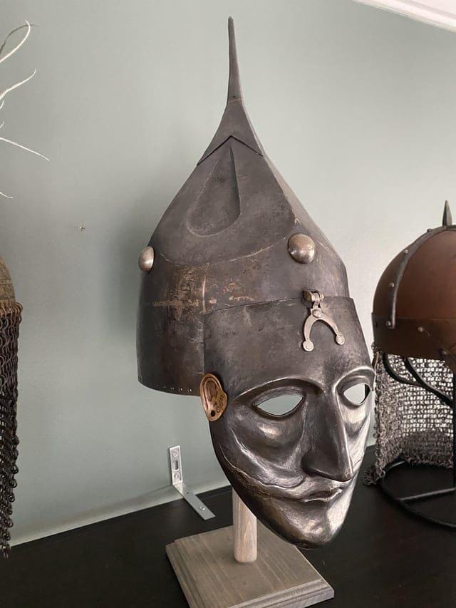 Kipchak helmet, Cuman Helmet, KC2, kingdom come helmet, Medieval Kipchak reenactment helmet.