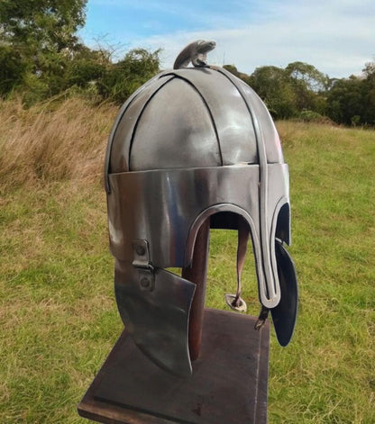 Saxon Pioneer helmet, Wollaston helmet for Reenactment