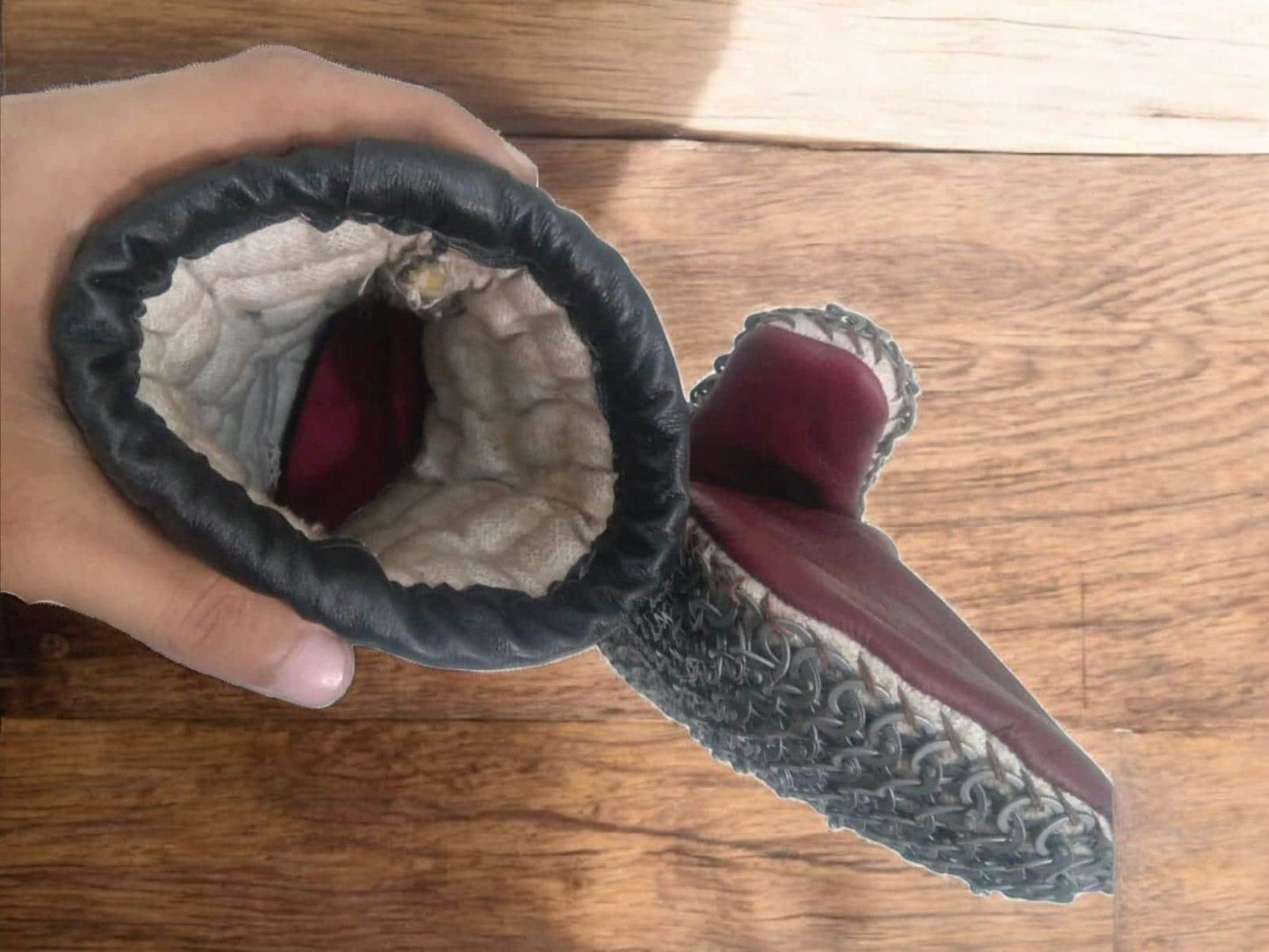 Viking combat gloves, medieval gloves for reenactment