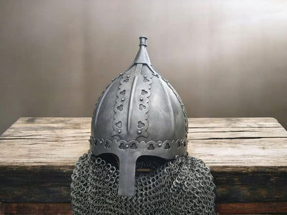 Gnezdovo helmet, slavic helmet, rus medieval reenactment helmet