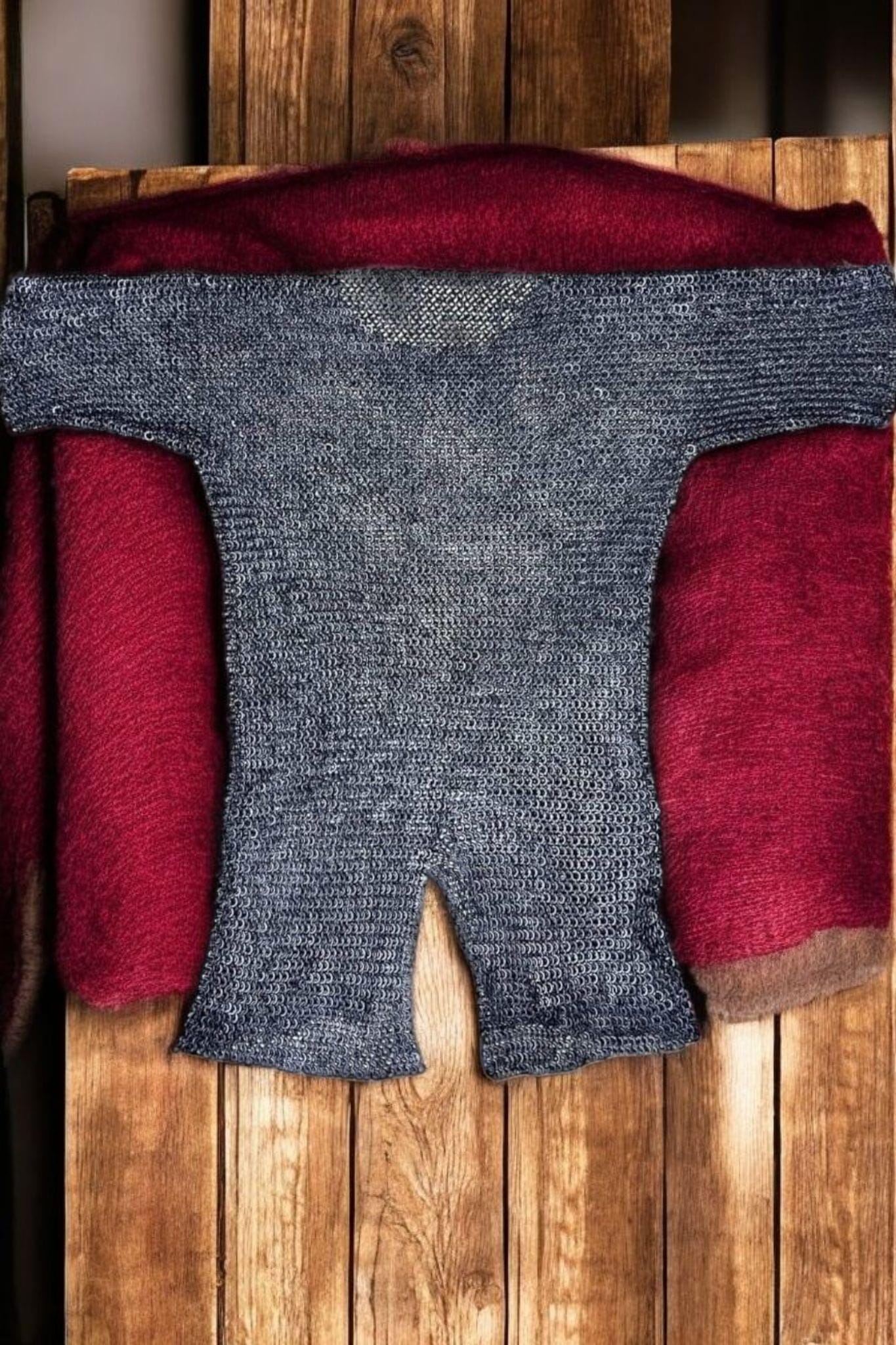 Viking chainmail, Viking maille armour rivited for reenactment