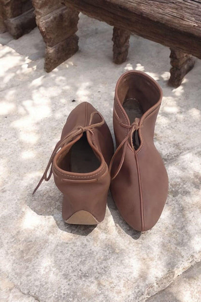 Viking turn shoes, Haithabu medieval shoes, Turn shoes for Reenactment