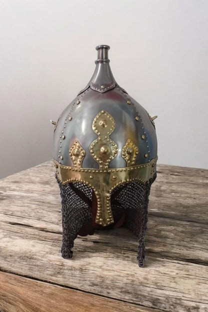 Slavic Helmet, Chernigov Helmet, Medieval Helmet, Rus Helmet for Medieval Reenactment