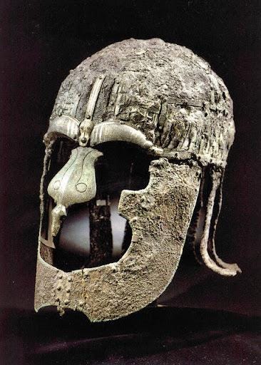 Vendel Helmet, Vendel Helmet XIV, Pre Medieval Helmet for Reenactment