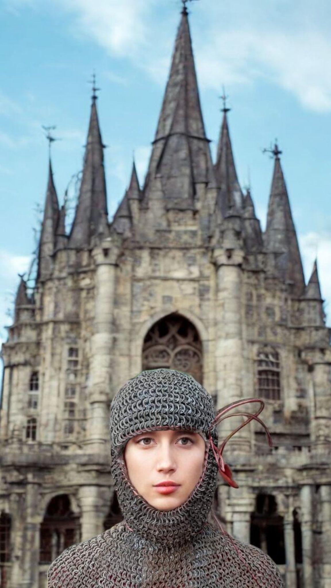 Medieval Coif, Reenactment chainmail coif, Maille coif for Reenactment