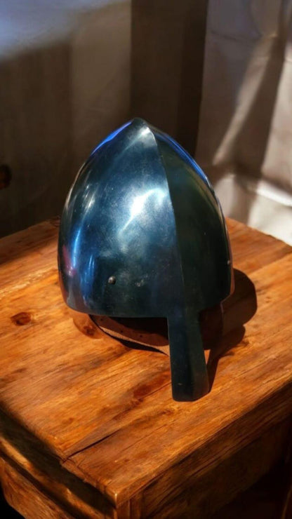 Nasal Helmet, medieval conical helmet for reenactment