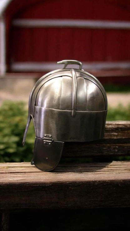 Saxon Pioneer helmet, Wollaston helmet for Reenactment