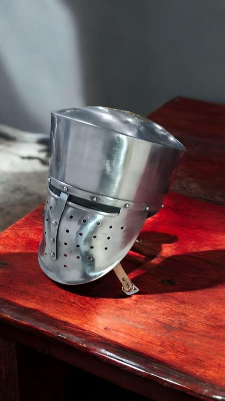 Medieval Pot helmet, Kalota Helmet, 12th century norman helmet for medieval reenactment