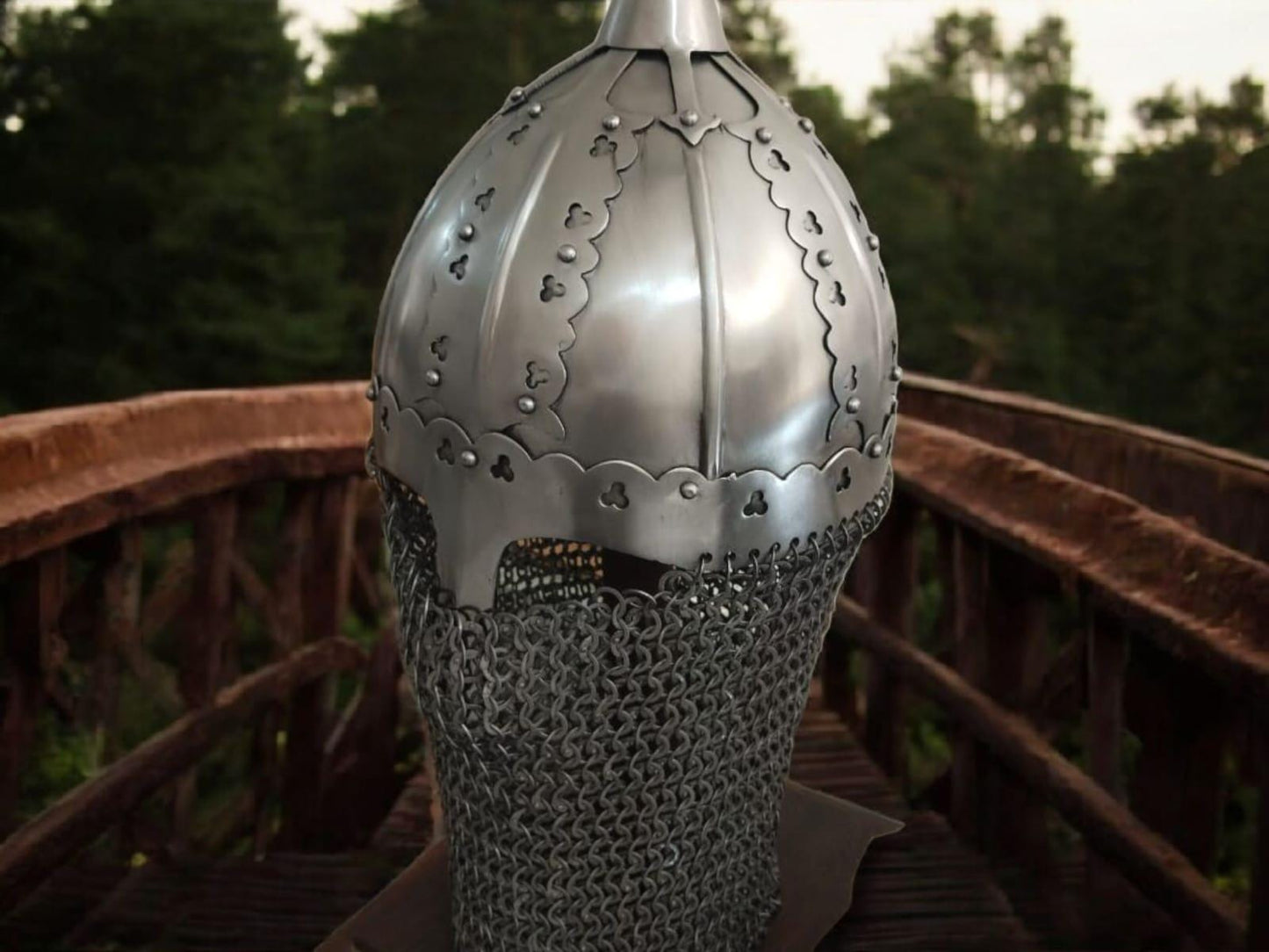 Gnezdovo helmet, slavic helmet, rus medieval reenactment helmet