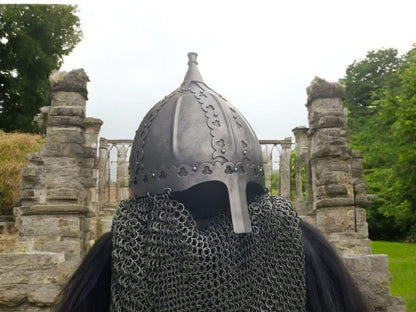 Gnezdovo helmet, slavic helmet, rus medieval reenactment helmet