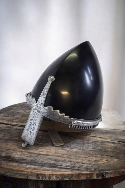 Medieval Helmet, St.Wencelas helmet for Reenactment, Viking helmet
