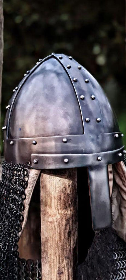Spangen helmet, medieval helmet for norman, saxon, viking helmet reenactment