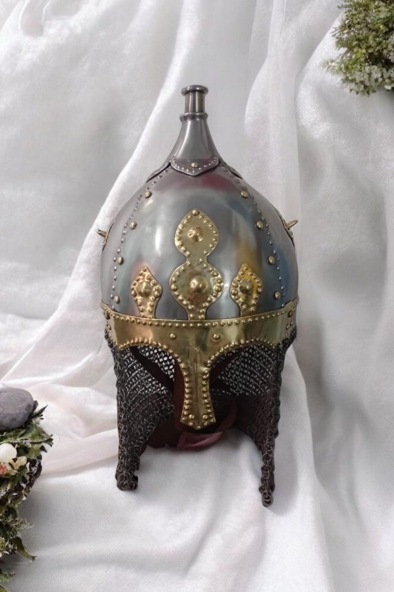 Slavic Helmet, Chernigov Helmet, Medieval Helmet, Rus Helmet for Medieval Reenactment
