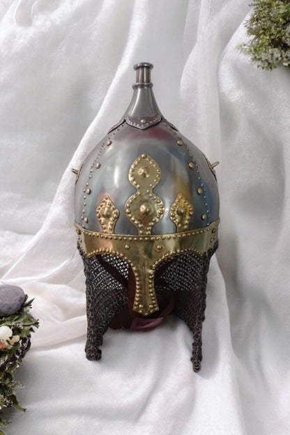 Slavic Helmet, Chernigov Helmet, Medieval Helmet, Rus Helmet for Medieval Reenactment