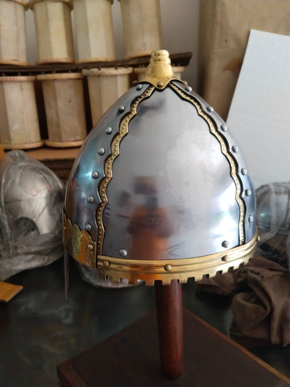 Birka Helmet, Viking Helmet for Medieval Reenactment