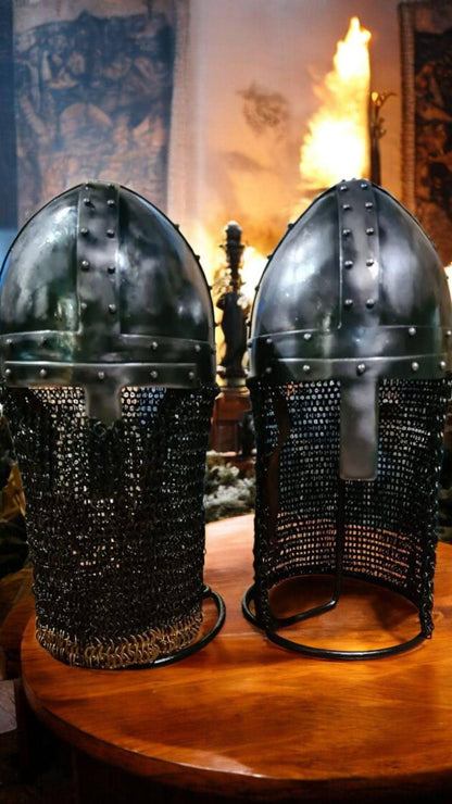 Spangen helmet, medieval helmet for norman, saxon, viking helmet reenactment