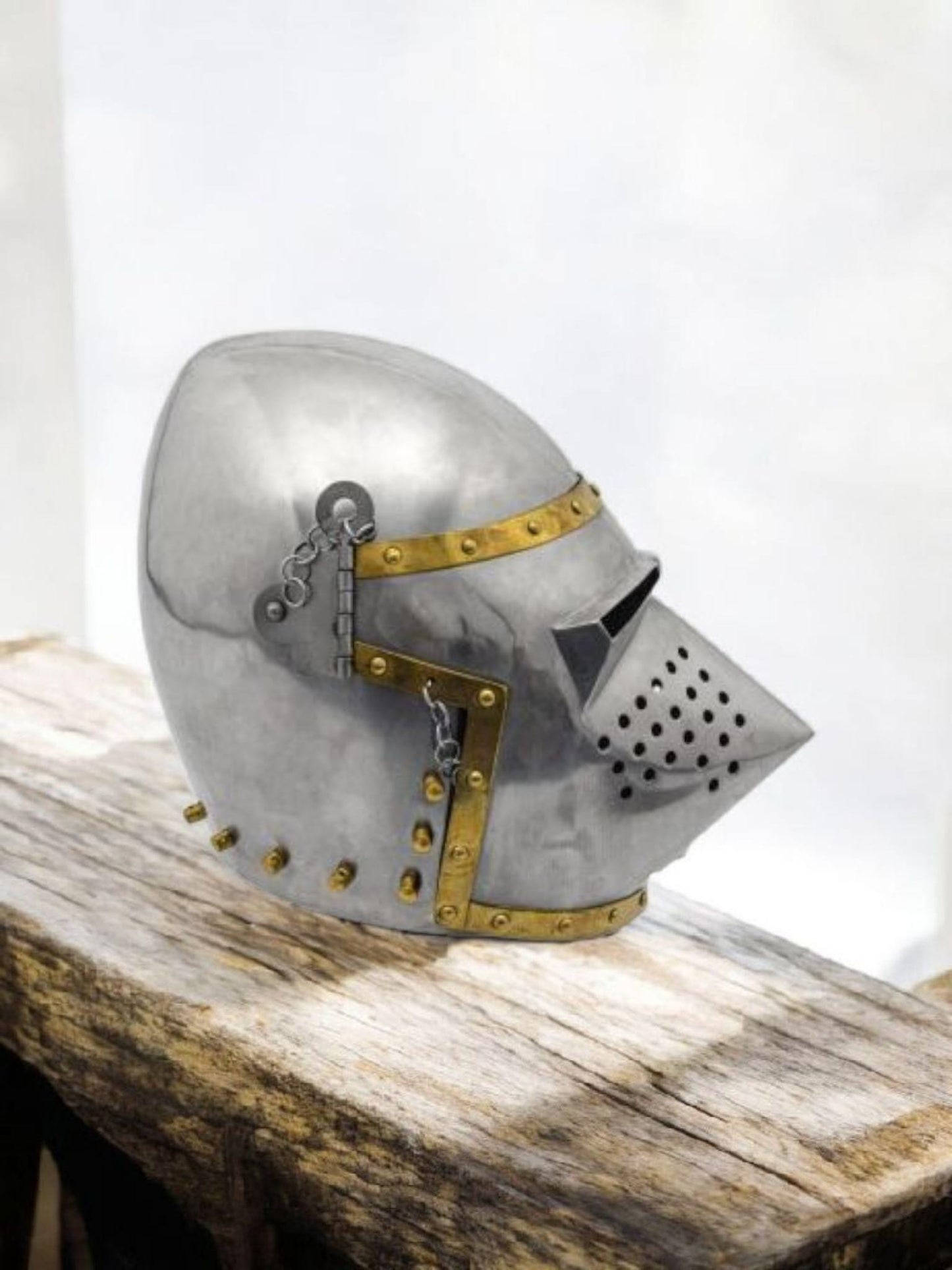 Medieval Hound Skull helmet, Pig face helmet for Medieval Reenactment, Knight helmet