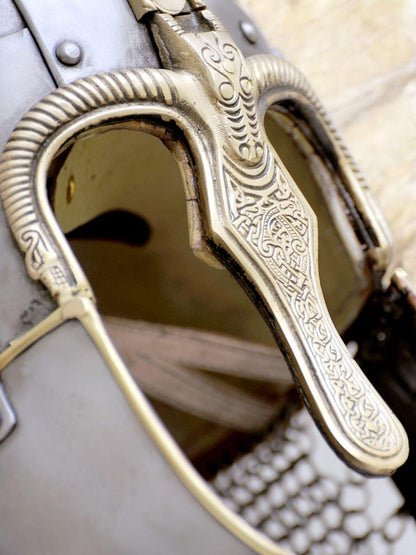 Coppergate Helmet, Medieval helmet for Saxon, Viking Reenactment