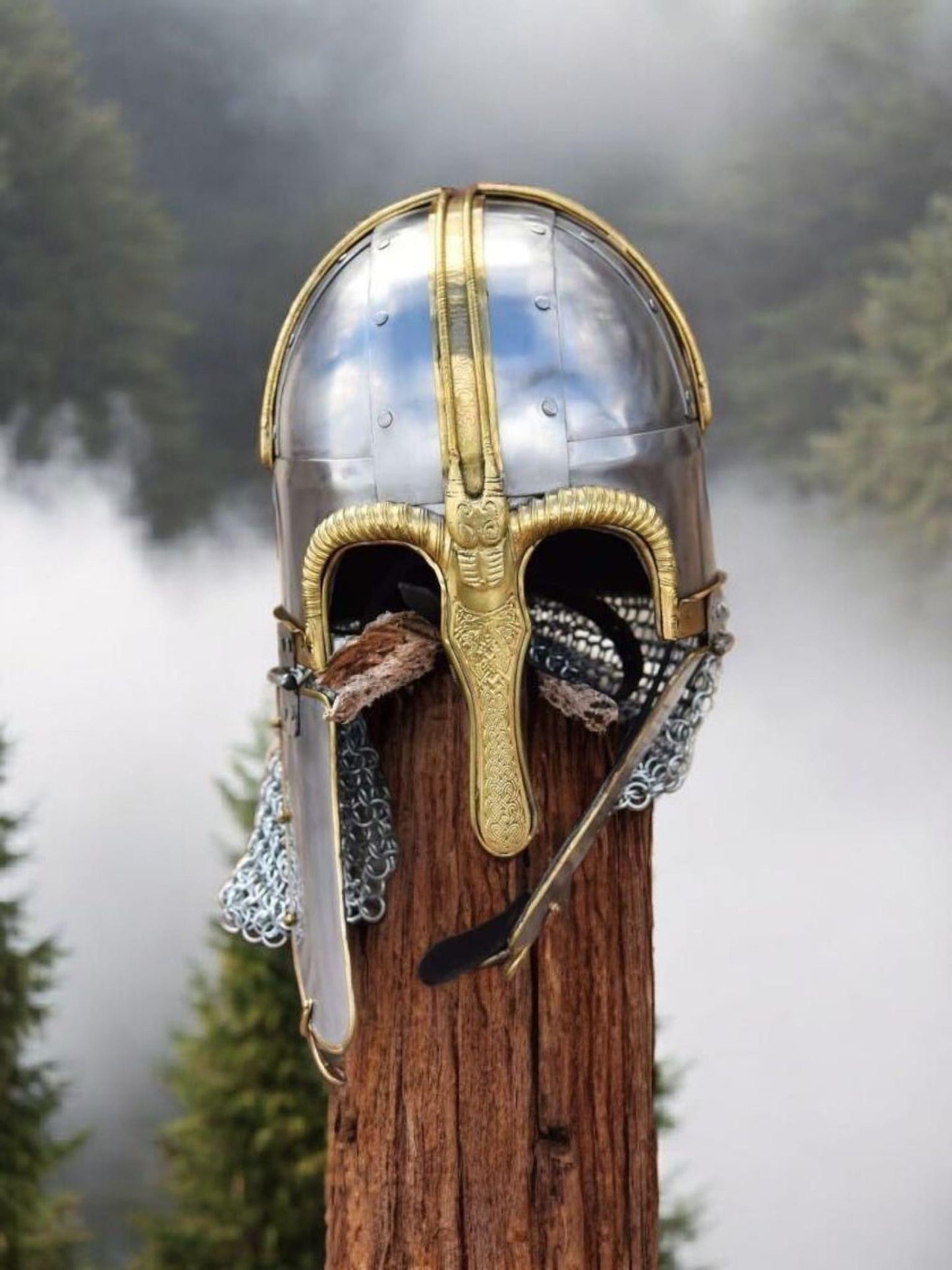 Coppergate Helmet, Medieval helmet for Saxon, Viking Reenactment