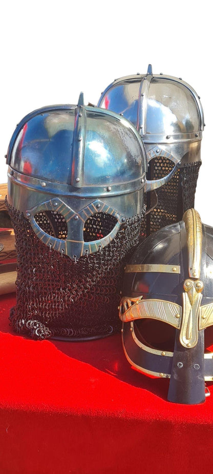 Viking Helmet, Medieval viking helmet for Reenactment