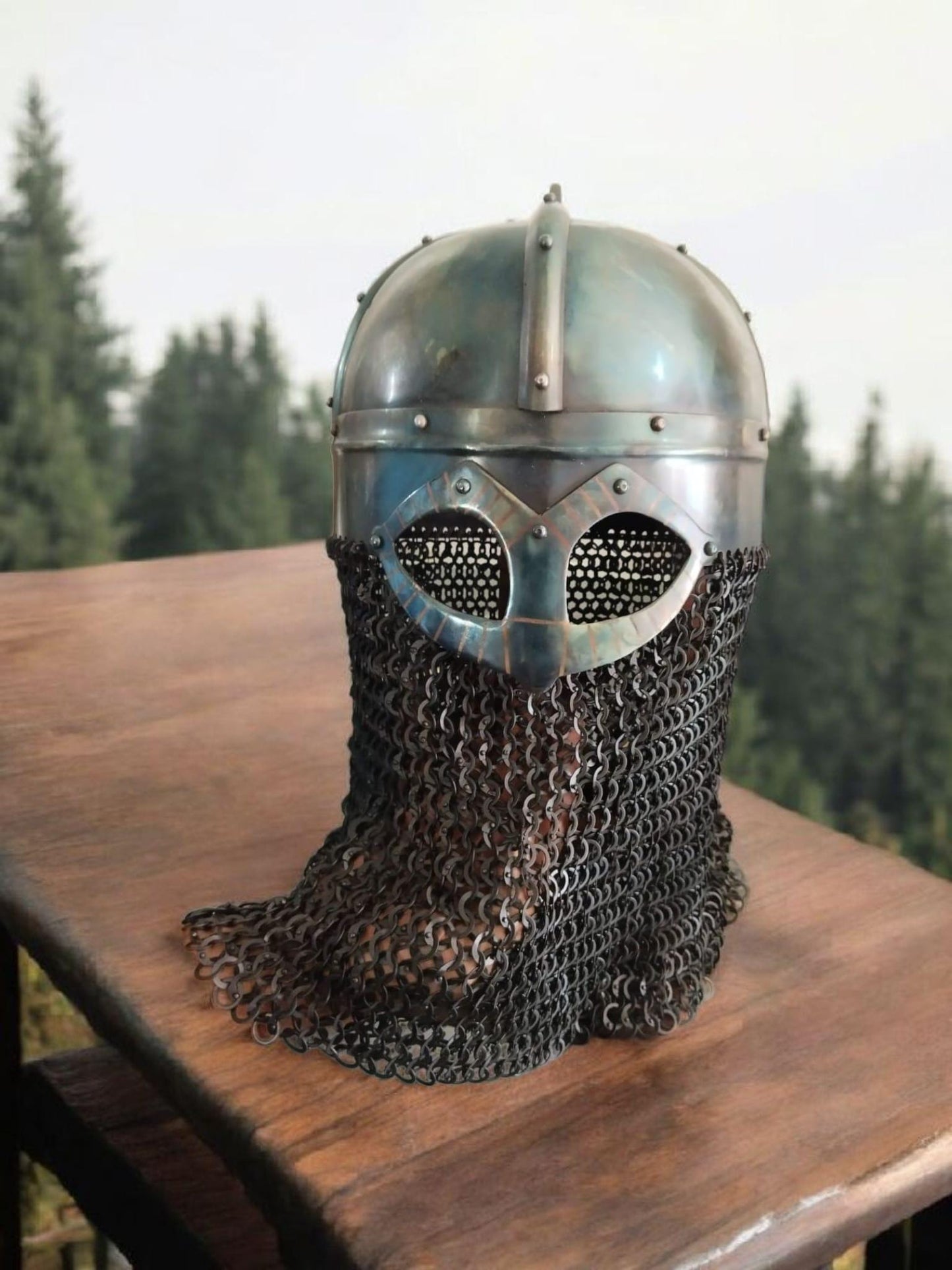 Viking Helmet, Gjermundbu viking helmet for reenactment