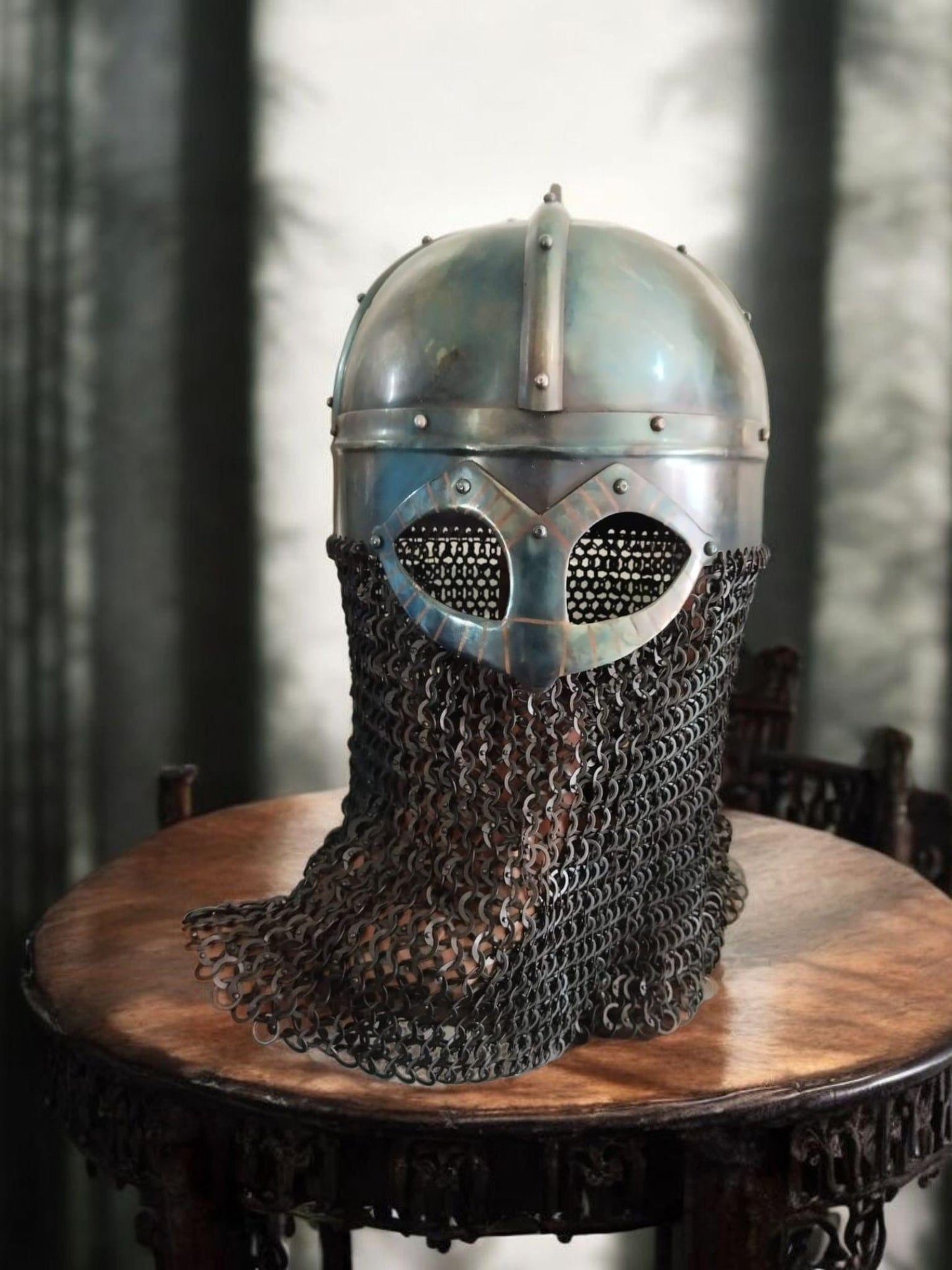 Viking Helmet, Gjermundbu viking helmet for reenactment