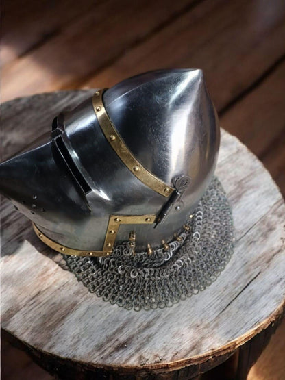 Medieval Hound Skull helmet, Pig face helmet for Medieval Reenactment, Knight helmet