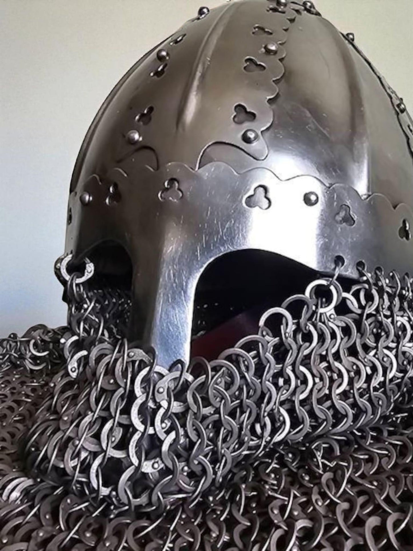 Gnezdovo Slavic Helmet: Rus Medieval Reenactment, 2mm Steel