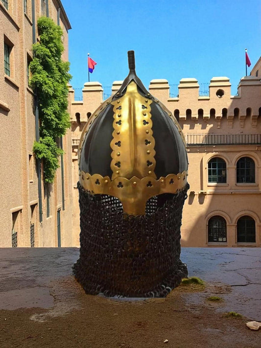 Gnezdovo Slavic Helmet: Rus Medieval Reenactment, 2mm Steel