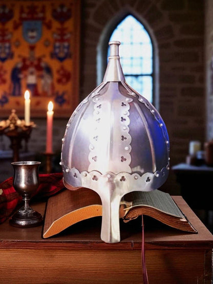 Gnezdovo Slavic Helmet: Rus Medieval Reenactment, 2mm Steel