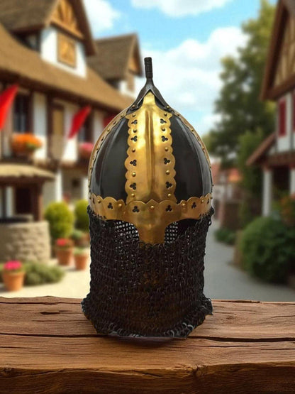 Gnezdovo Slavic Helmet: Rus Medieval Reenactment, 2mm Steel