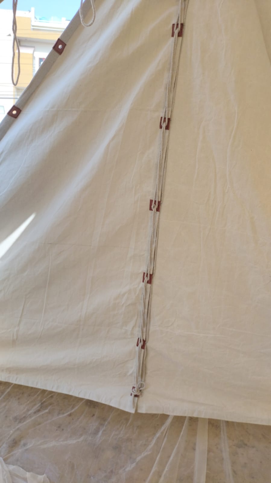 Saxon Geteld Tent, Medieval tent for Reenactment Deluxe Compartment