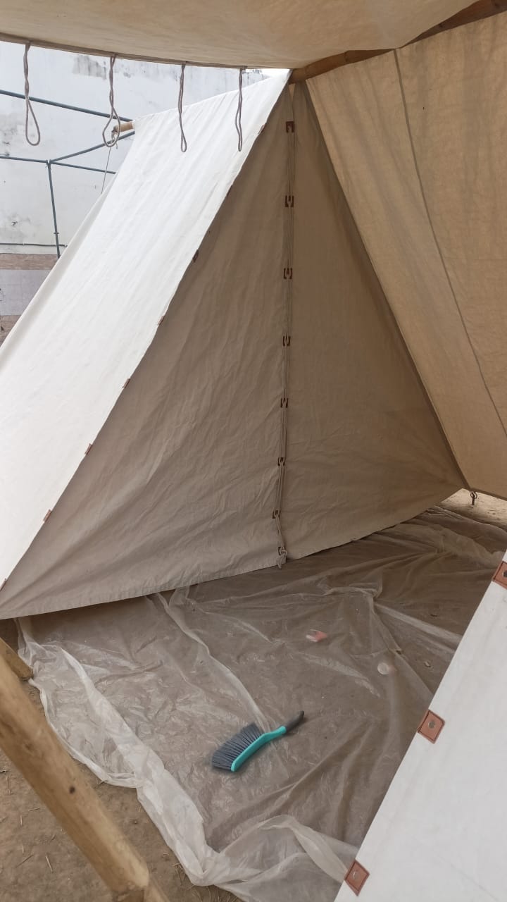 Saxon Geteld Tent, Medieval tent for Reenactment