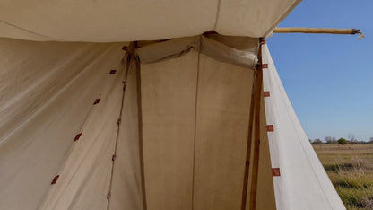 Saxon Geteld Tent, Medieval tent for Reenactment Deluxe Compartment