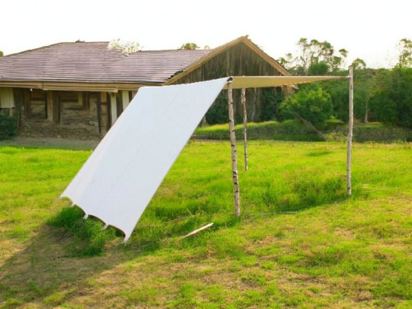 Medieval Awning Canvas, Viking Awning for Reenactment