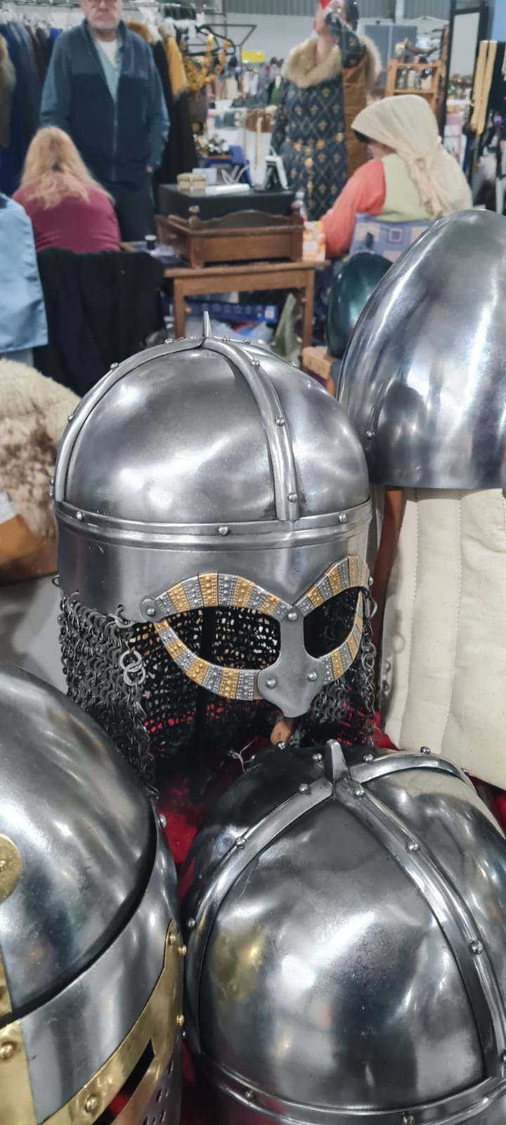 Tjele Viking helmet for Reenactment, Viking Reenactment helmet