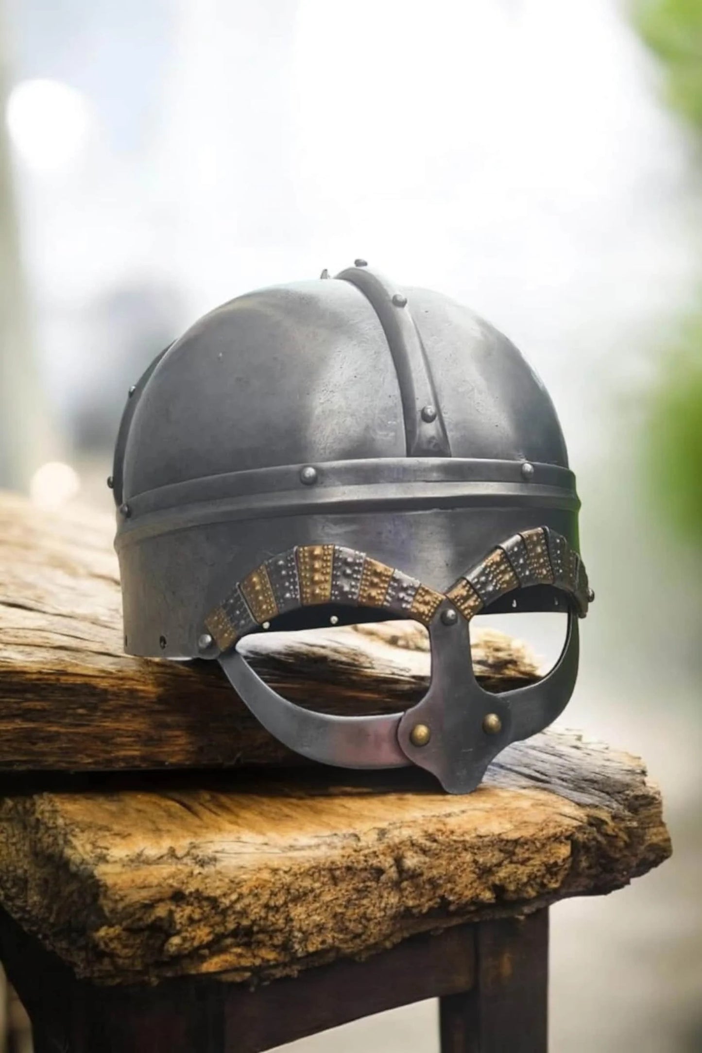 Tjele Viking helmet for Reenactment, Viking Reenactment helmet